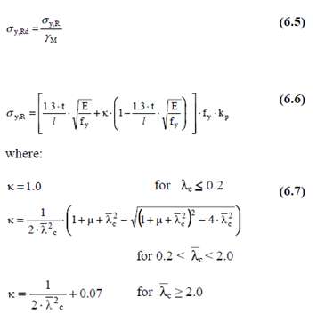 DNV RP-C201 Plate/Stiffener Buckling (2010) | Help | SDC Verifier